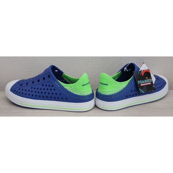 Foamies x Skechers Kids Sz 1 Blue/Green Guzman Steps Aqua Surge Water Shoes SIB - Picture 10 of 11